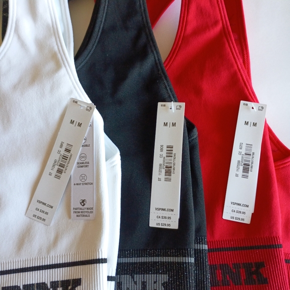 NWT PINK Victoria's Secret Sports Bras Set - Picture 8 of 9